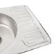 Кухонна мийка з нержавіючої сталі Platinum ДЕКОР 5844 (0,8/180 мм) 11468 фото 3