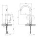 Змішувач для кухні Kroner KRP Eifel - C030 CV023618 фото 3
