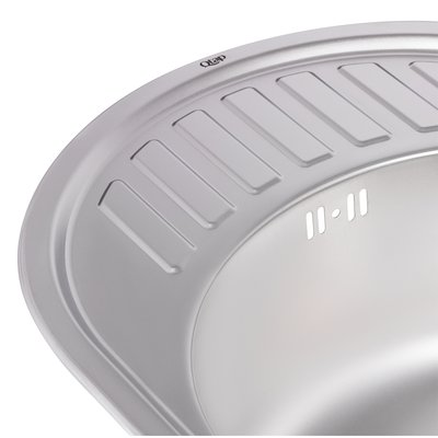 Кухонна мийка Qtap 5745 0,8 мм Satin (QT5745SAT08) SD00040985 фото