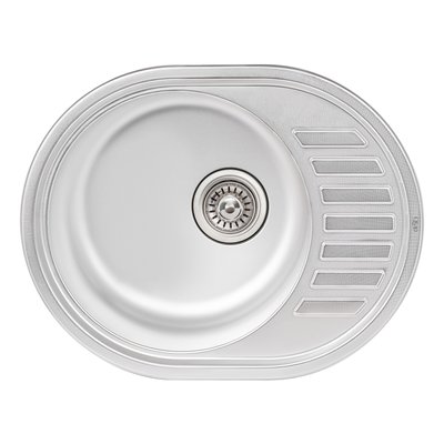 Кухонна мийка Qtap 5745 0,8 мм Micro Decor (QT5745MICDEC08) SD00040987 фото
