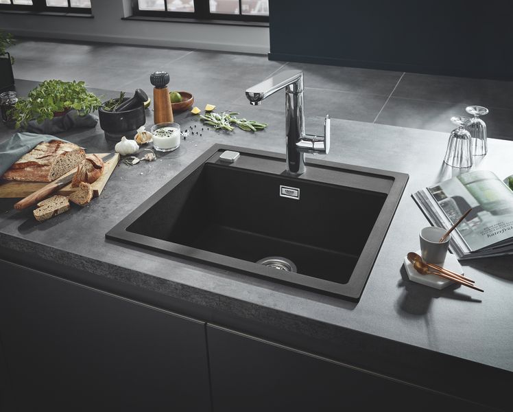 Мийка для кухні 560 x 510 мм, Granite Black (31651AP0) 31651AP0 фото