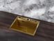 Мийка для кухні золота з нержавійки з PVD покриттям багатофункціональна Nett NG-5747 80 фото 3