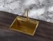 Мийка для кухні золота з нержавійки з PVD покриттям багатофункціональна Nett NG-5747 80 фото 2