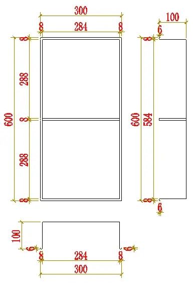 Ниша настенная в ванную встроенная черная 60 см Nett YB-60 210 фото