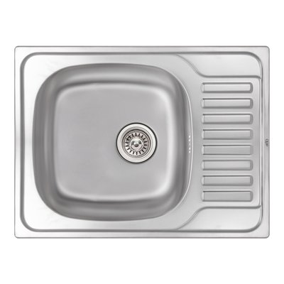 Кухонна мийка Qtap 6550 0,8 мм Micro Decor (QT6550MICDEC08) SD00040992 фото