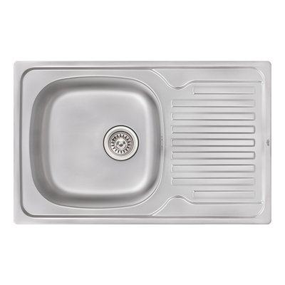 Кухонна мийка Qtap 7850 0,8 мм Satin (QT7850SAT08) SD00040993 фото