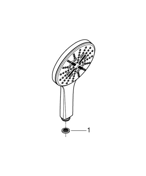 Rainshower Smartactive 130 Ручний душ, 3 режими струменю (26544000) 26544000 фото
