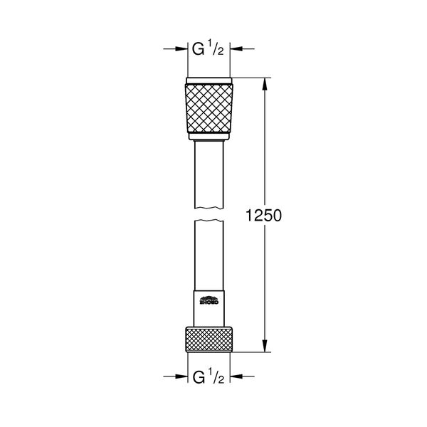 Шланг для душа Grohe VitalioFlex Trend 1250 мм 22114000 CV032474 фото