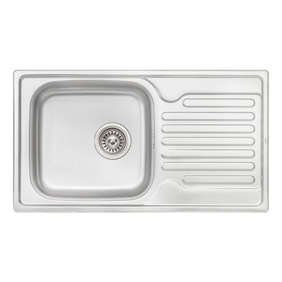 Кухонна мийка Qtap 7843 0,8 мм Micro Decor (QT7843MICDEC08) SD00040997 фото