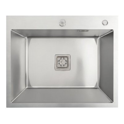 Кухонная мойка Platinum Handmade 60*50 (600x500x230 мм) PVD нержавійка HSB 37669 фото