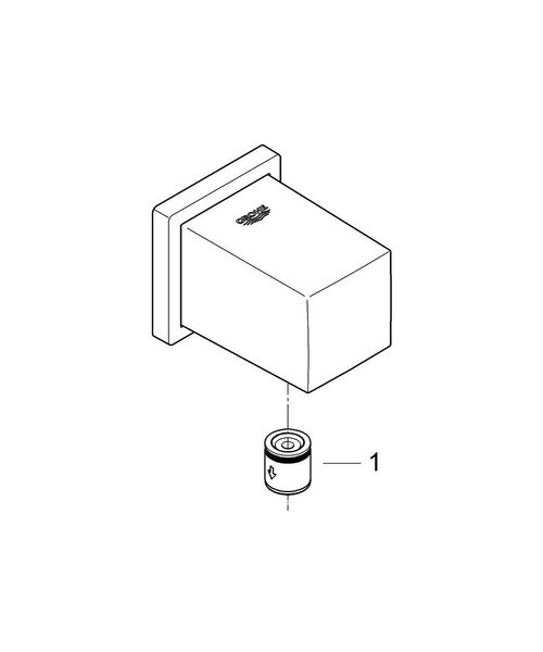 Euphoria Cube Підключення душового шлангу (27704000) 27704000 фото