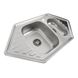 Кухонна мийка з нержавіючої сталі Platinum 9550D ДЕКОР (0,8/180 мм) 11529 фото 2