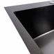 Кухонна мийка Platinum Handmade 60*50 (600x500x230 мм) PVD чорна HSB 37670 фото 5