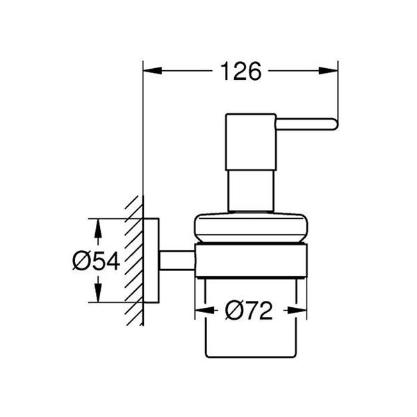 Дозатор для жидкого мыла Grohe QuickFix Start 41195000 CV031957 фото