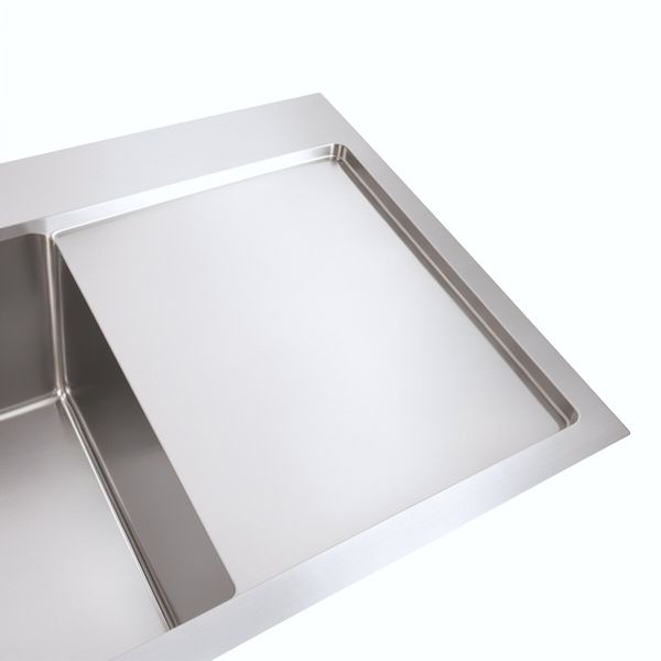 Комплект кухонної мийки Platinum Handmade 780х430х220 L  pl23581 фото