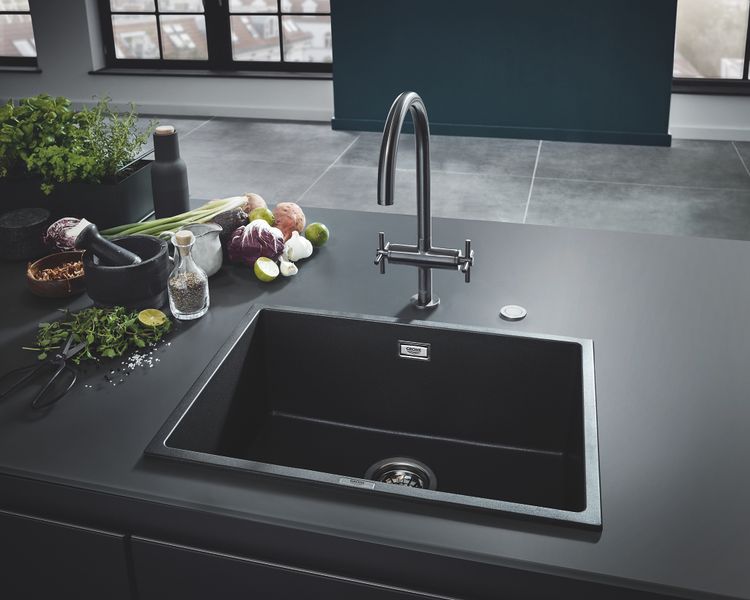 Мийка для кухні 610 x 457 мм, Granite Black (31655AP0) 31655AP0 фото