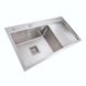 Комплект кухонної мийки Platinum Handmade 780х430х220 L  pl23581 фото 4