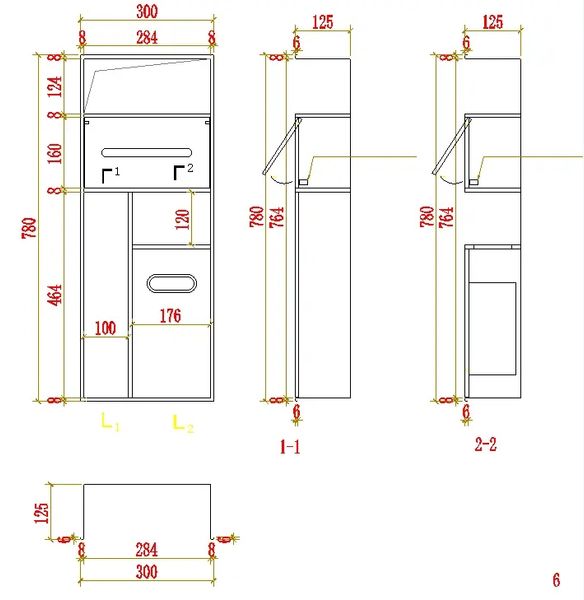 Настенная ниша в туалет встроенная черная Nett TBP-70 222 фото