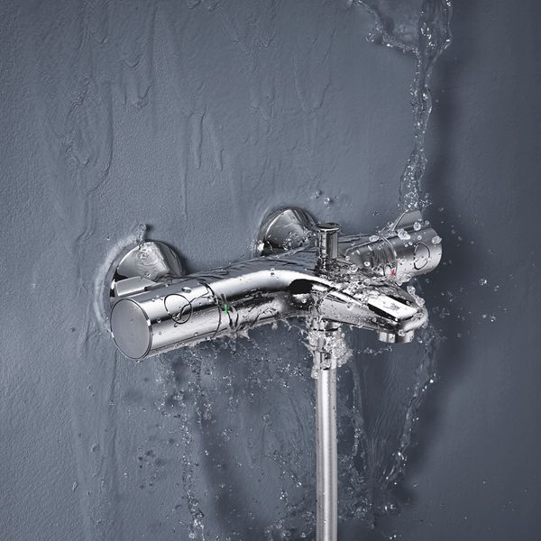 Комплект смесителей для ванной комнаты с термостатом Grohe QuickFix UA202304TS CV030620 фото