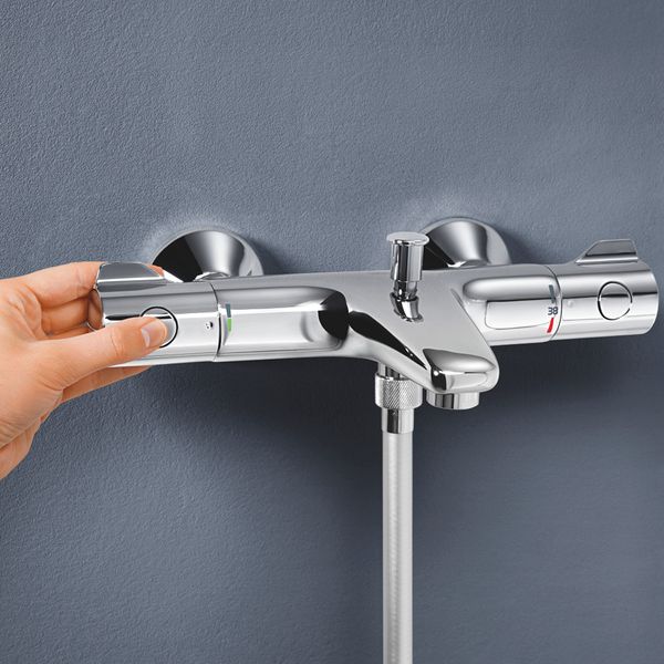 Комплект смесителей для ванной комнаты с термостатом Grohe QuickFix UA202304TS CV030620 фото