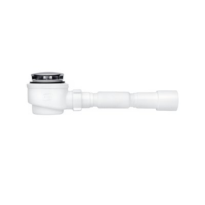 Сифон для душового піддона ANIplast 1 1/2"х40 мм з гнучкою трубою 40х40/50 E415CEU CV025362 фото