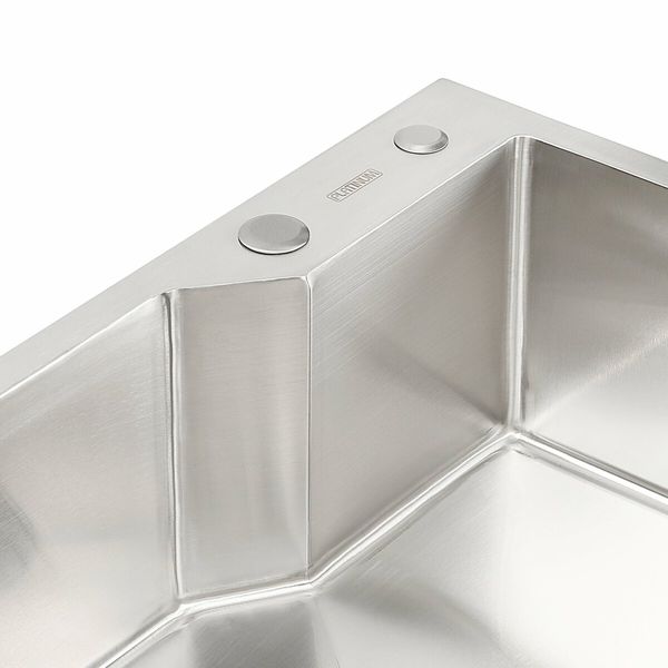 Комплект кухонної мийки Platinum Handmade 650х430х220 pl23594 фото