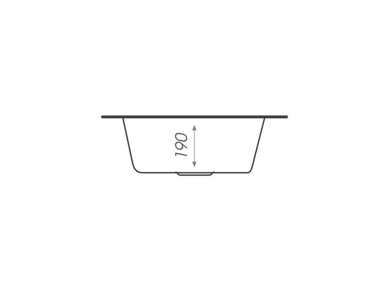 Гранітна мийка для кухні Platinum 510 LUNA матова Карамель 3323 фото