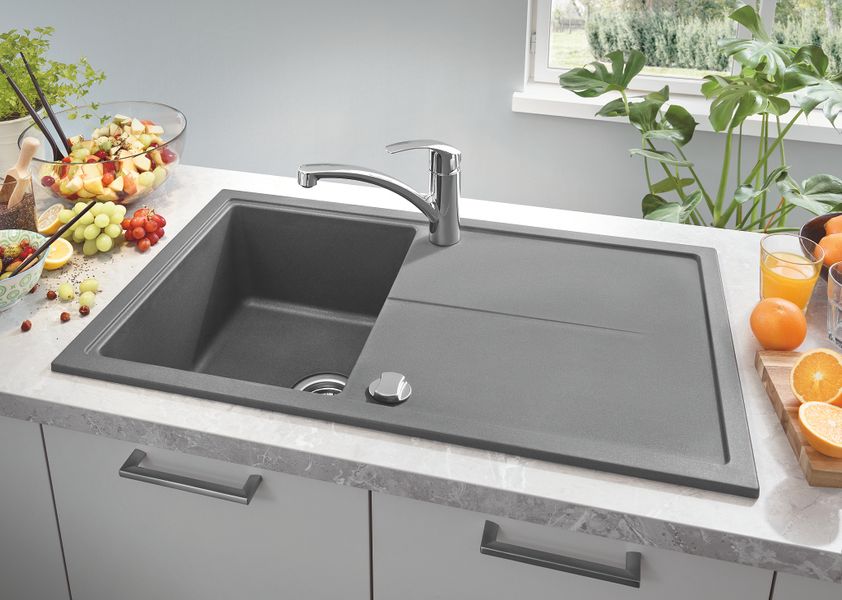 Мийка для кухні 860 х 500 мм, Granite Grey (31640AT0) 31640AT0 фото