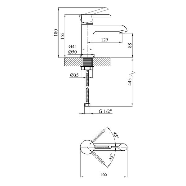 Набор 2 в 1 для ванной комнаты Kroner KRP Essen - W063 SS24855 фото