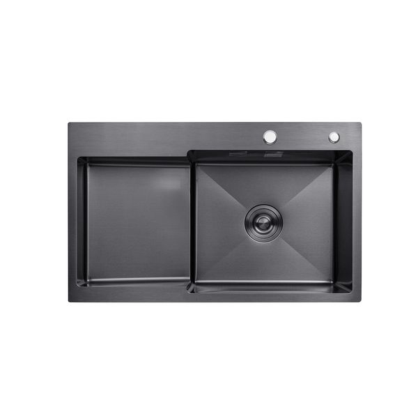 Комплект кухонной мойки KRP Schwarze - 7848RHM PVD - FlexFlow ST431357 фото