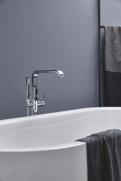 Allure Одноважільний змішувач для ванни, підлогового монтажу (32754002) 32754002 фото