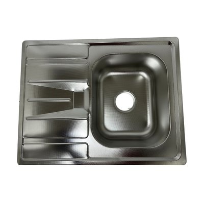 Кухонна мийка Lidz 6350 0,8 мм Micro Decor (LIDZ6350MDEC) SD00042335 фото