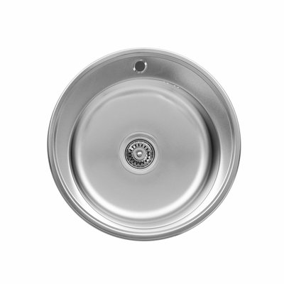 Кухонна мийка з нержавіючої сталі Platinum САТИН 510 (0,8/180 мм) 11593 фото