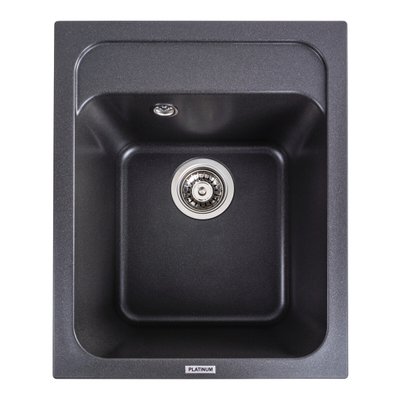 Гранітна мийка для кухні Platinum 4050 KORRADO матовий Моріон 41610 фото