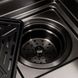 Кухонна мийка 75*46D PVD чорна Platinum Handmade "ВОДОСПАД" 42132 фото 7