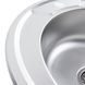 Кухонна мийка з нержавіючої сталі Platinum ДЕКОР 490 (0,8/180 мм) 11599 фото 4