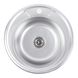 Кухонна мийка з нержавіючої сталі Platinum ДЕКОР 490 (0,8/180 мм) 11599 фото 1