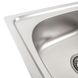 Кухонна мийка з нержавіючої сталі Platinum ДЕКОР 6642 (0,8/180 мм) 11604 фото 2