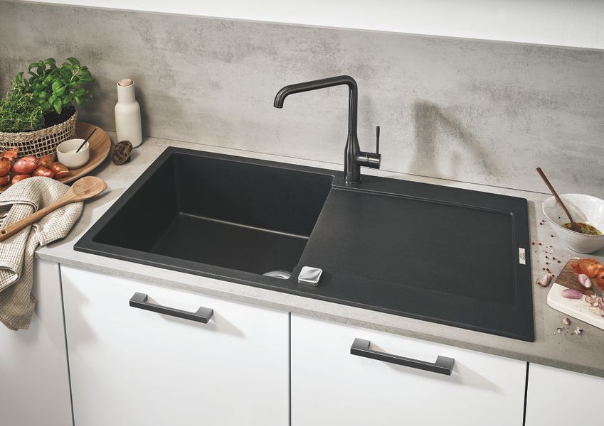 Мийка для кухні 1000 х 500 мм, Granite Black (31645AP0) 31645AP0 фото