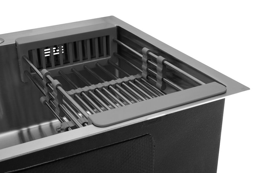 Комплект кухонної мийки KRP Gebürstet - 6050HM зі змішувачем Klassisch ST080221 фото