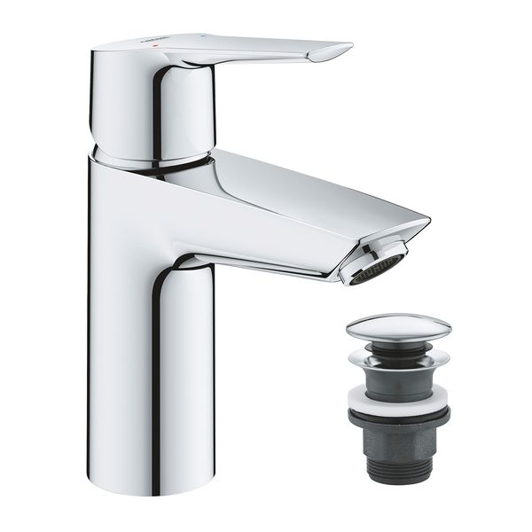 Смеситель для раковины Grohe QuickFix Start S-Size 23550002 с донным клапаном CV030579 фото