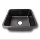 Черная мойка для кухни из нержавейки 45 см в столешницу Nett NB-4643 77 фото 2