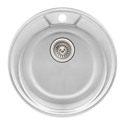 Кухонна мийка Qtap D490 0,8 мм Micro Decor (QTD490MICDEC08) SD00040976 фото