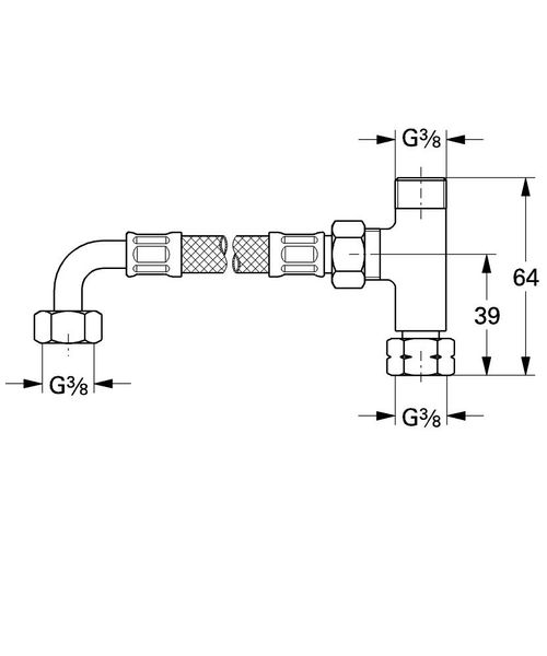 Grohtherm Micro Набір підключення (47533000) 47533000 фото