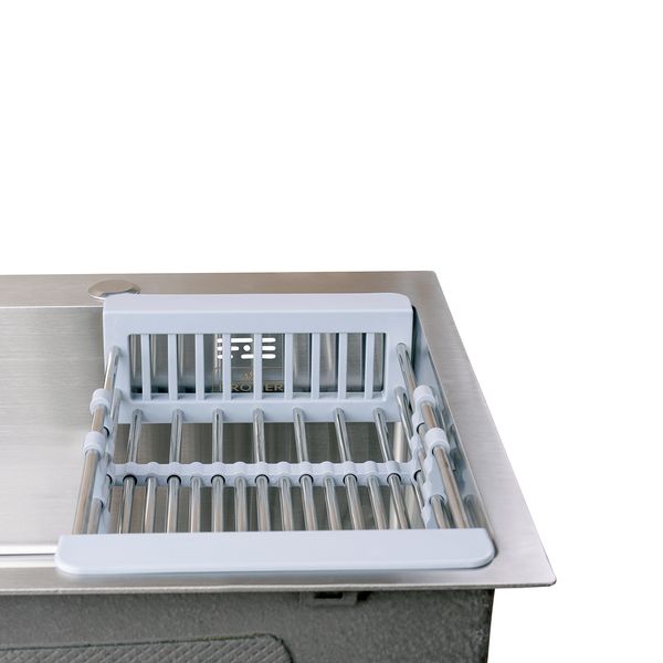 Комплект подрібнювач та кухонна мийка KRP Gebürstet - 5050HM ST230321 фото