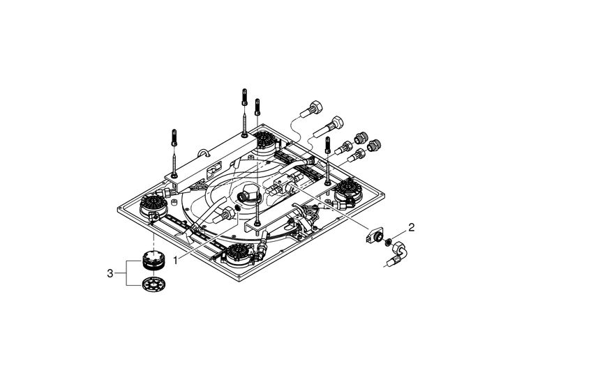 Rainshower F-Series 15" Верхній душ з 3 режимами (27939001) 27939001 фото