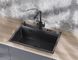 Чорна мийка для кухні з нержавійки з PVD покриттям багатофункціональна Nett NB-7048 62 фото 8