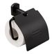 Тримач для туалетного паперу Qtap Liberty QTLIBBLM1151 Black SD00040018 фото 4