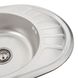 Кухонна мийка з нержавіючої сталі Platinum ДЕКОР 5745 (0,8/180 мм) 11640 фото 3